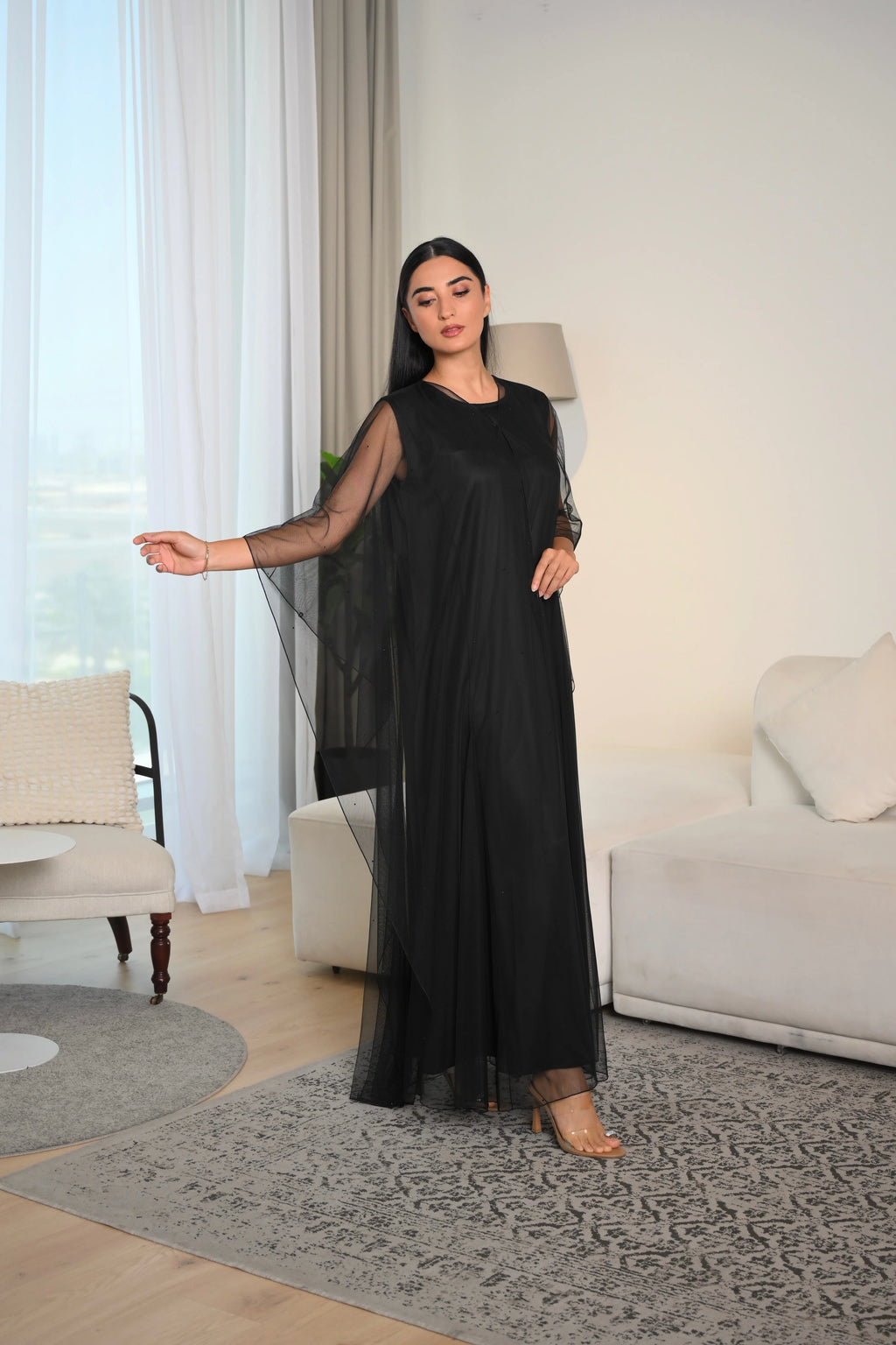 Luxury Soft Wedding Abaya