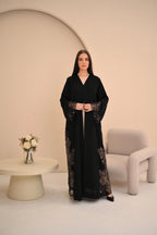 Full length black abaya evening occasions — Al Anood UAE new arrivals