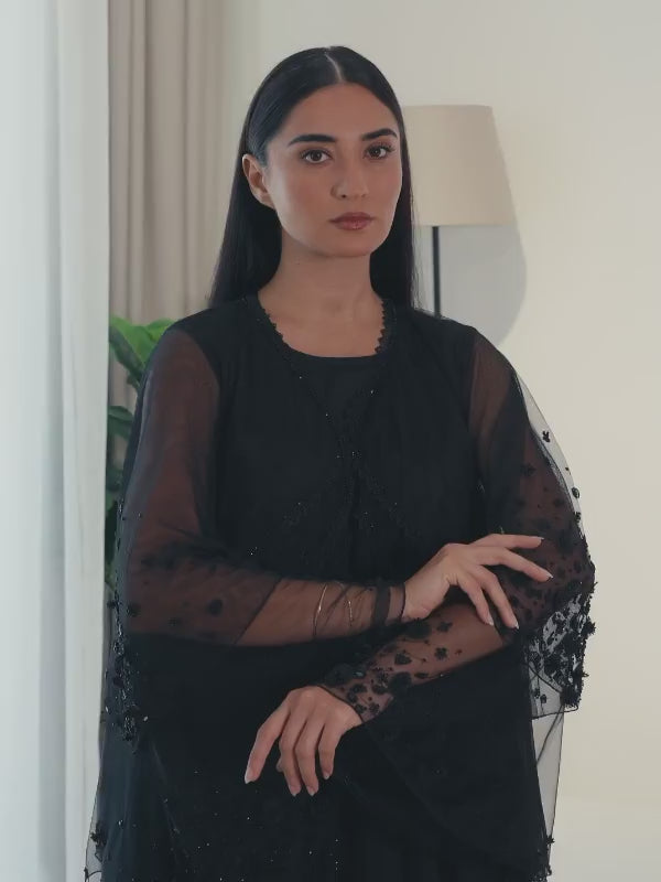Luxury Wedding Abaya with Handwork